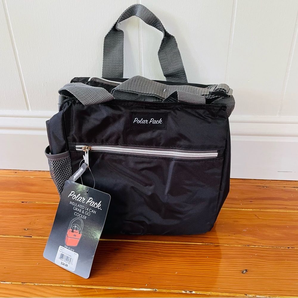 Polar Pack Insulated 14 Can Grab & Go Cooler NWT Outdoors Insulated Adjustable